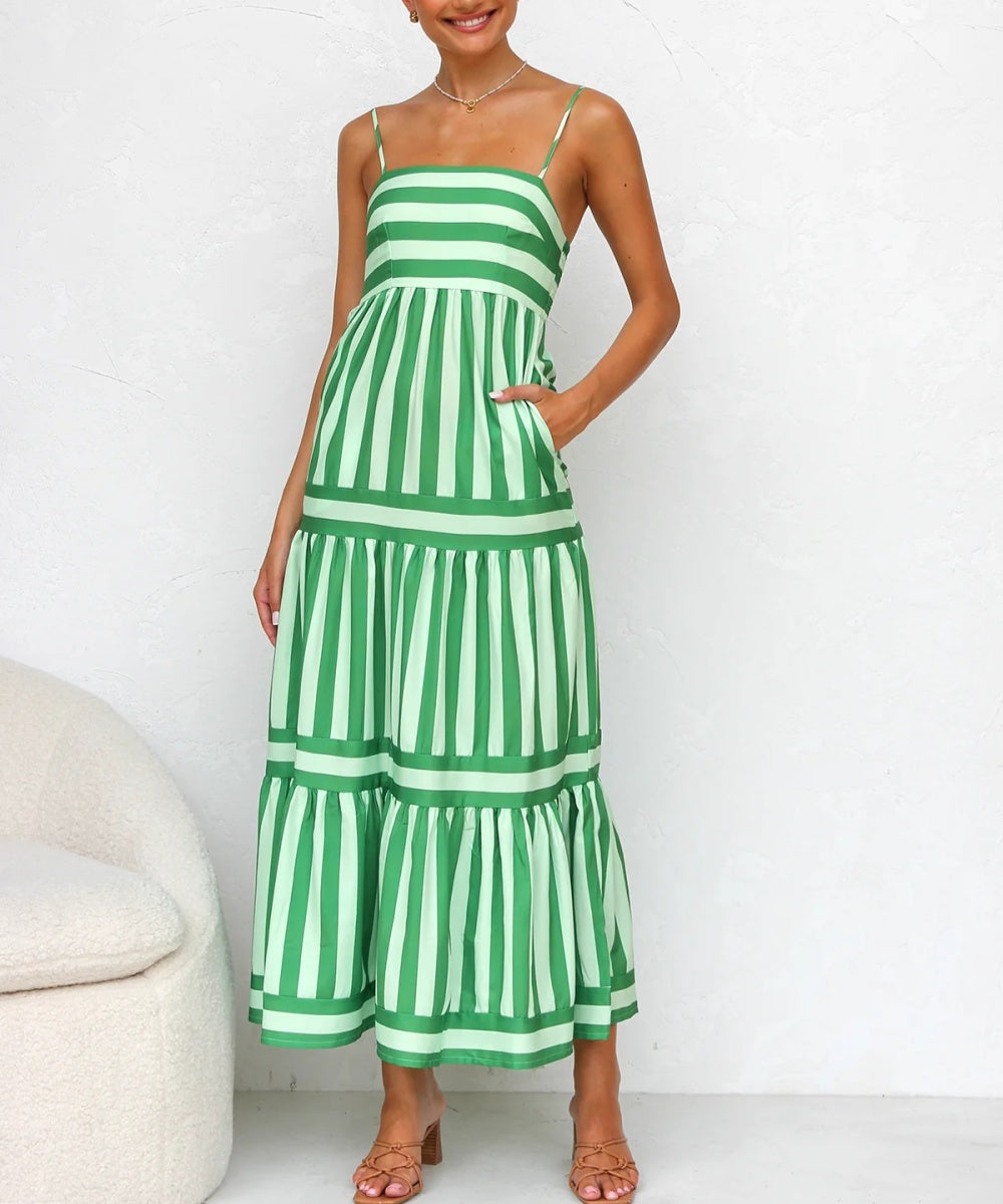 Candy - Stripe Maxi Dress