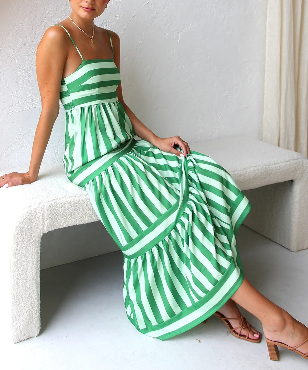 Candy - Stripe Maxi Dress