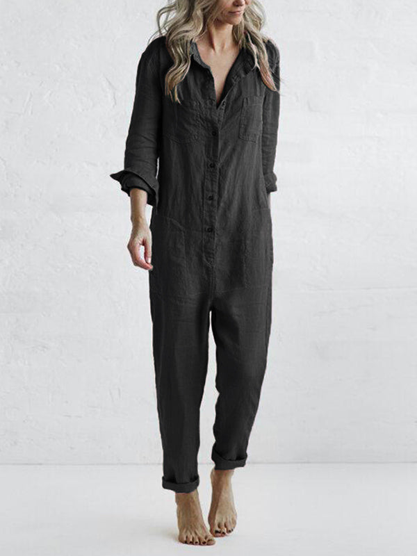 Denie - Long-sleeved jumpsuit