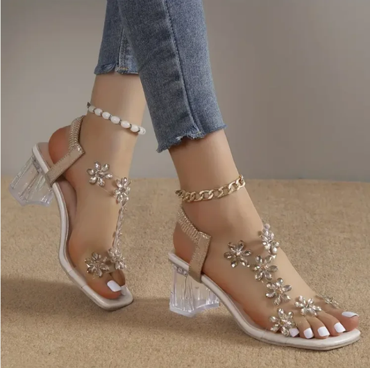 AVA ELEGANT CRYSTAL HEELS