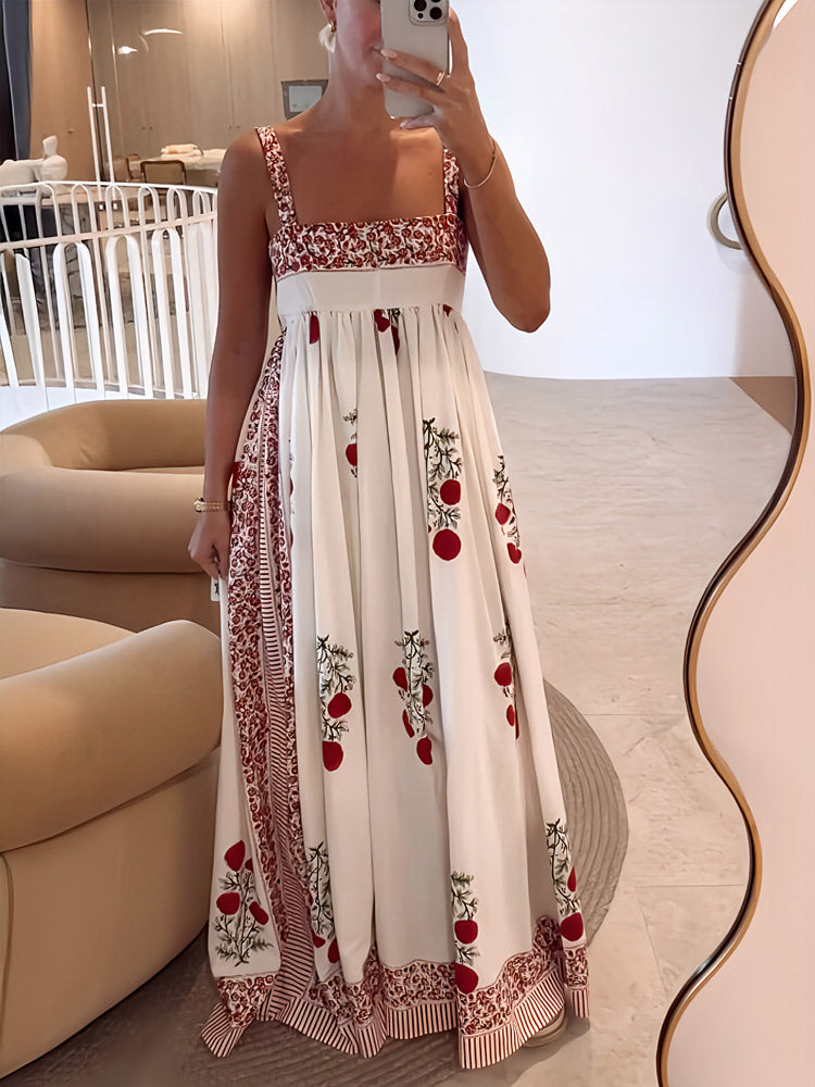 Suzie -  Floral print maxi dress