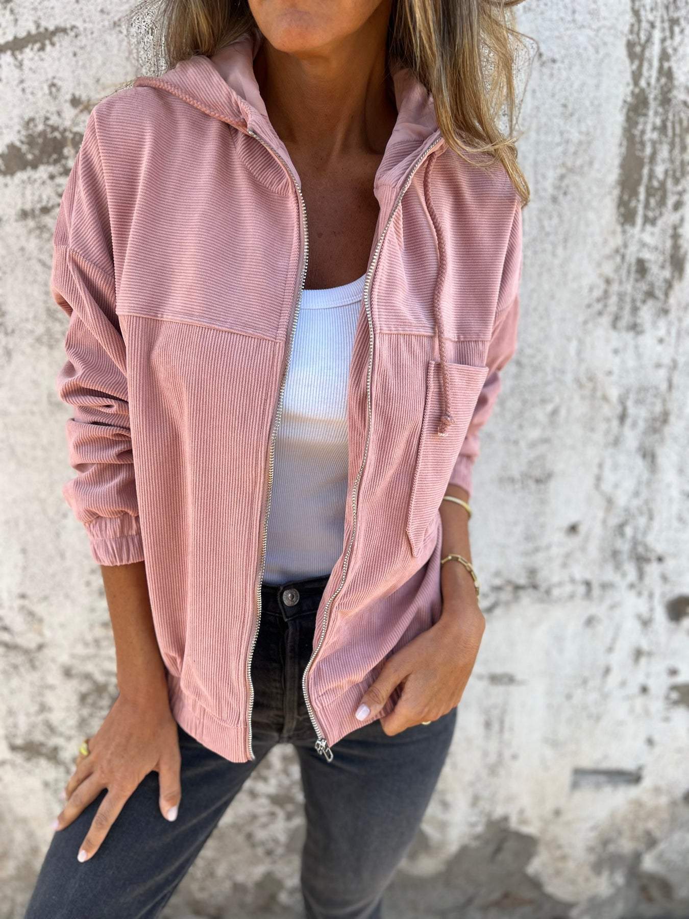 Elana - Hooded Zip-Up Jacket