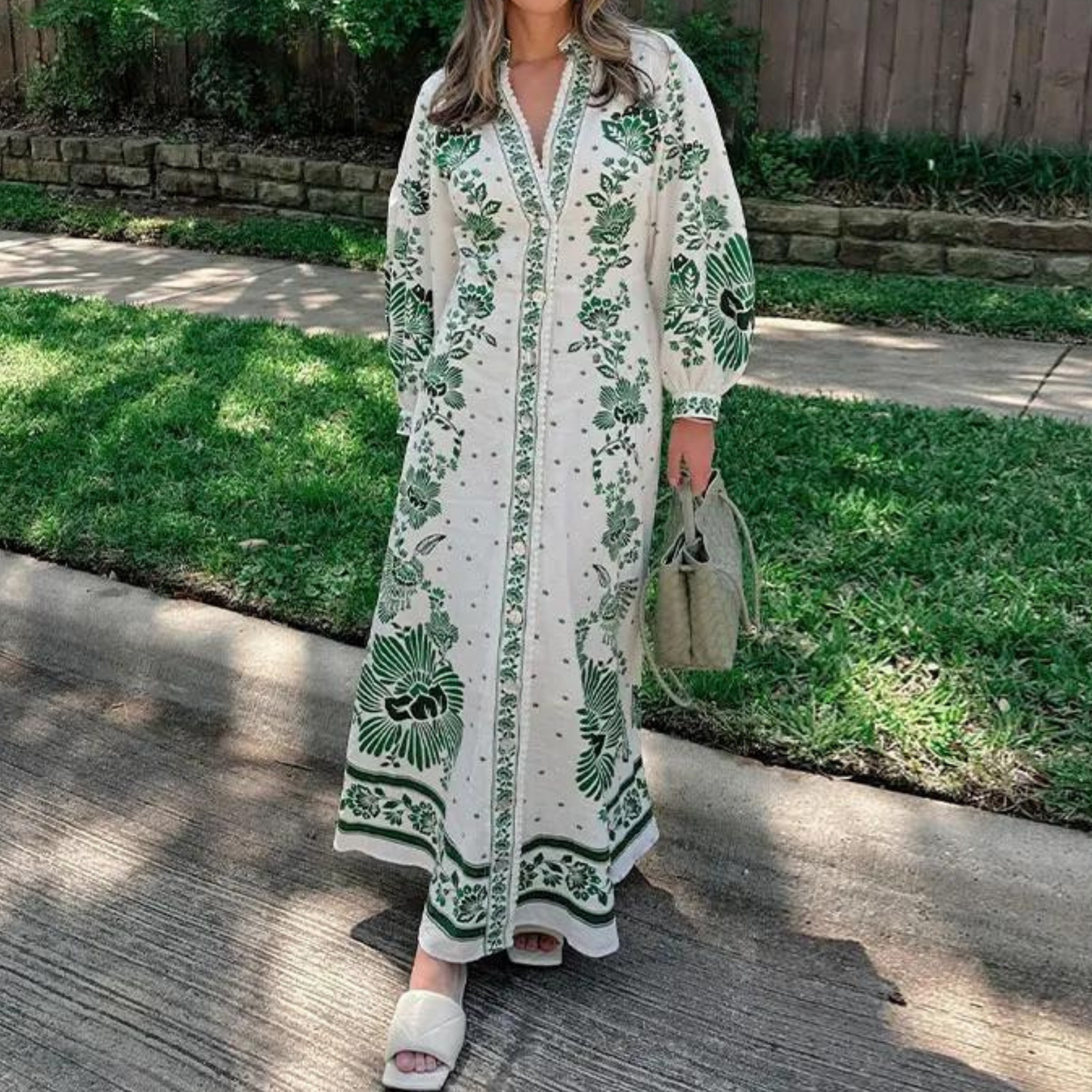 Lenie™| Botanical Maxi Dress