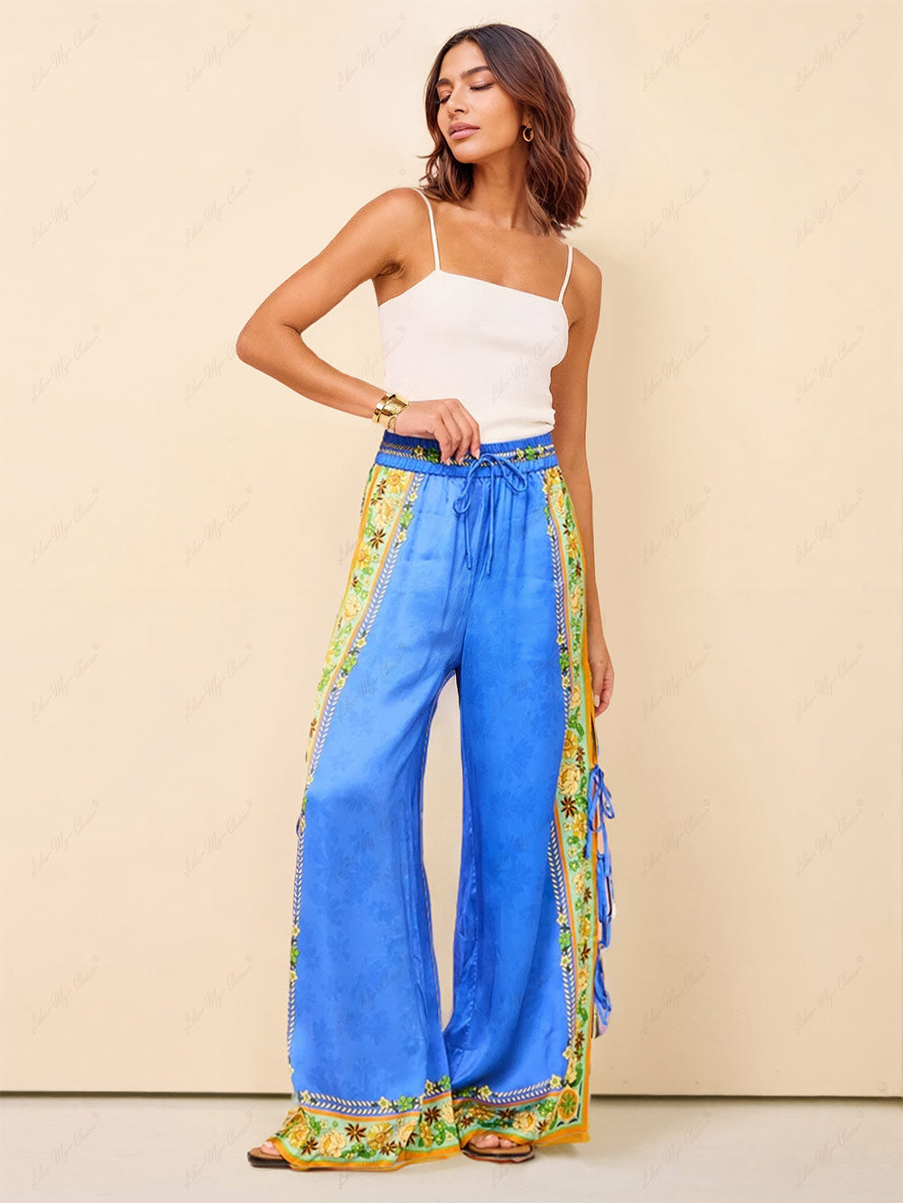 Hazel - Mosaic Tiles Pants