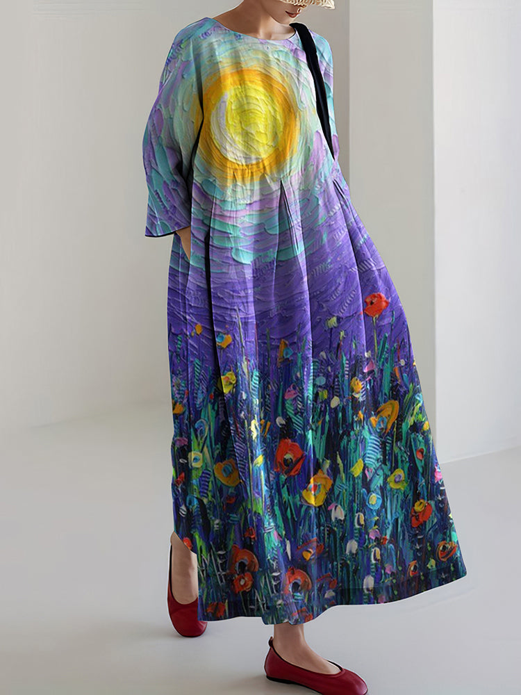 Abby - Japanese Art Print Dress