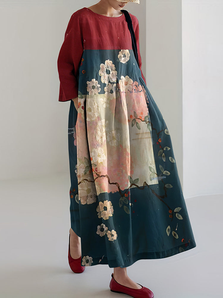 Dori - Japanese Art Print Dress