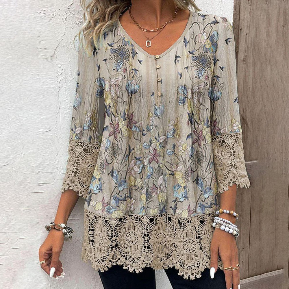 Denali - Floral Long Sleeve Shirt