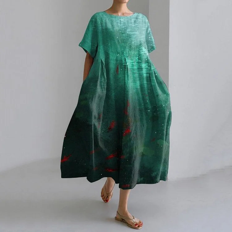 RIVA™ | SEA PRINT LOOSE DRESS