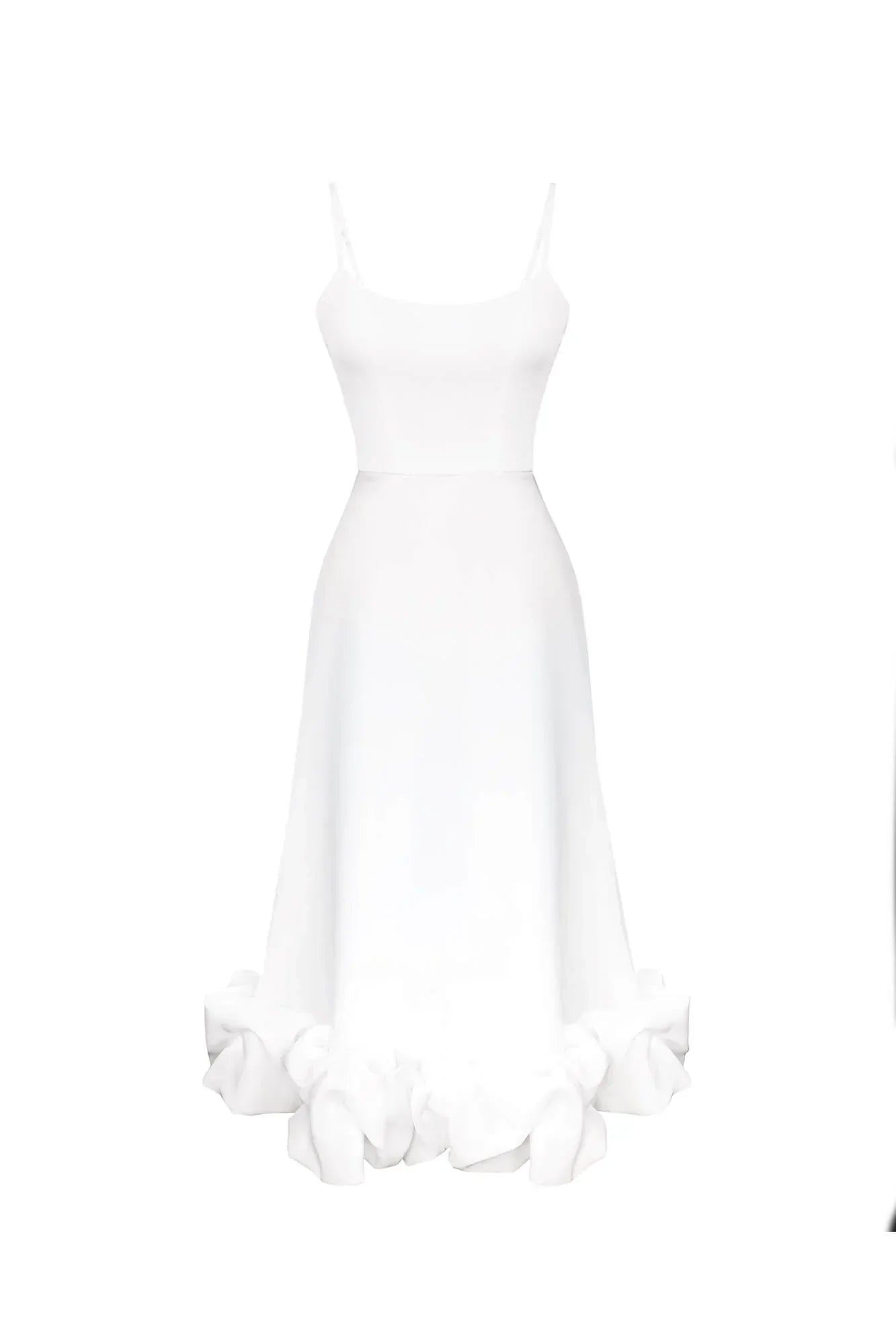 Kaye - Flounce Midi Dress