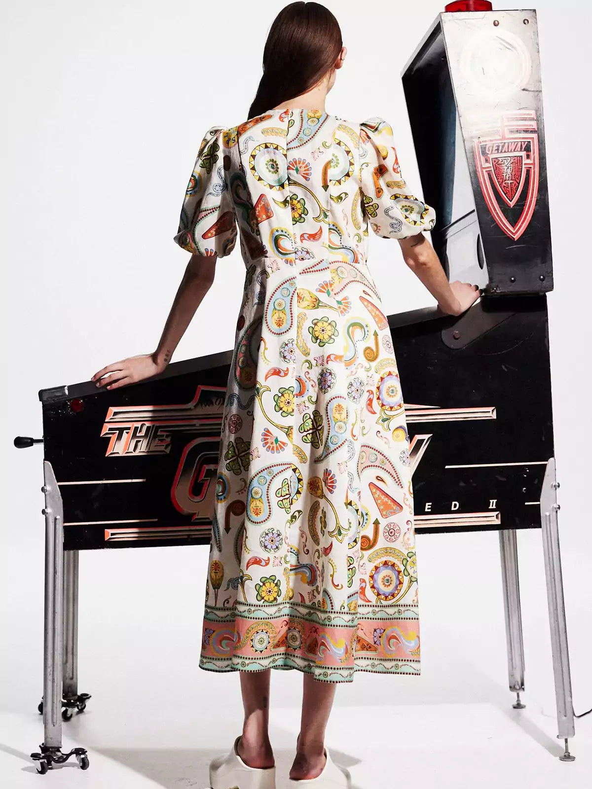 LIZA™|DREAMS PRINTED MIDI DRESS