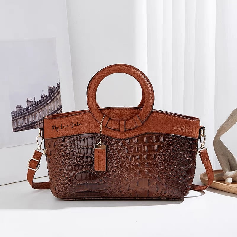 Amy Crocodile leather handbag