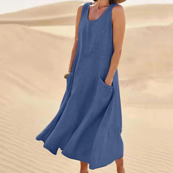 LORA™| SOFT LINEN DRESS