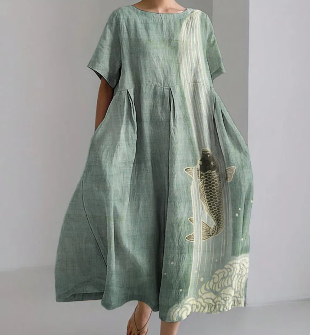 MIA™ | SEA PRINT LOOSE DRESS