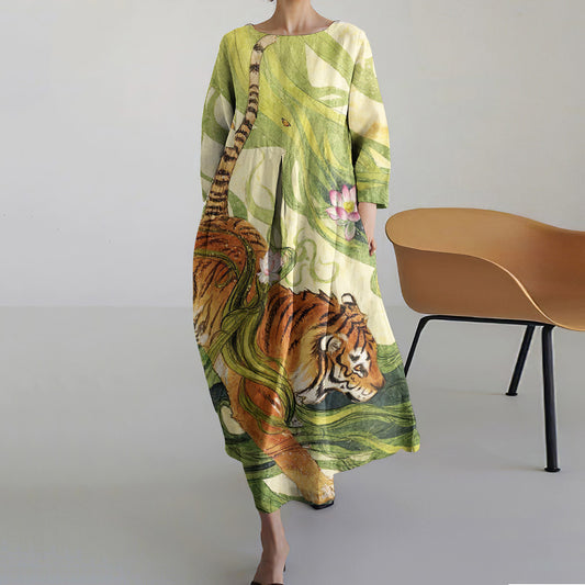 Mory - Japanese Art Print Dress