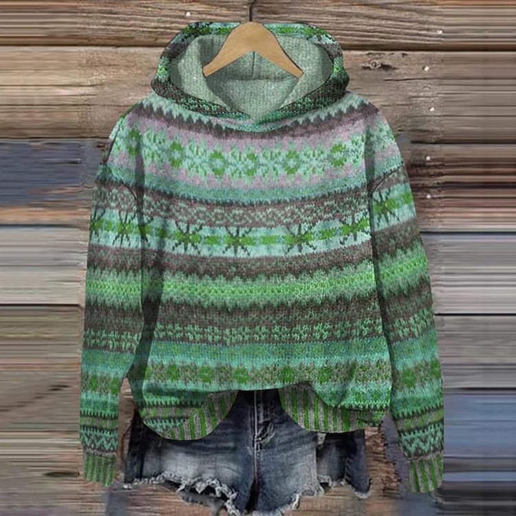 Gabie - Ethnic Retro Hoodie