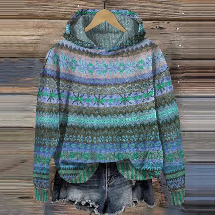 Gabie - Ethnic Retro Hoodie