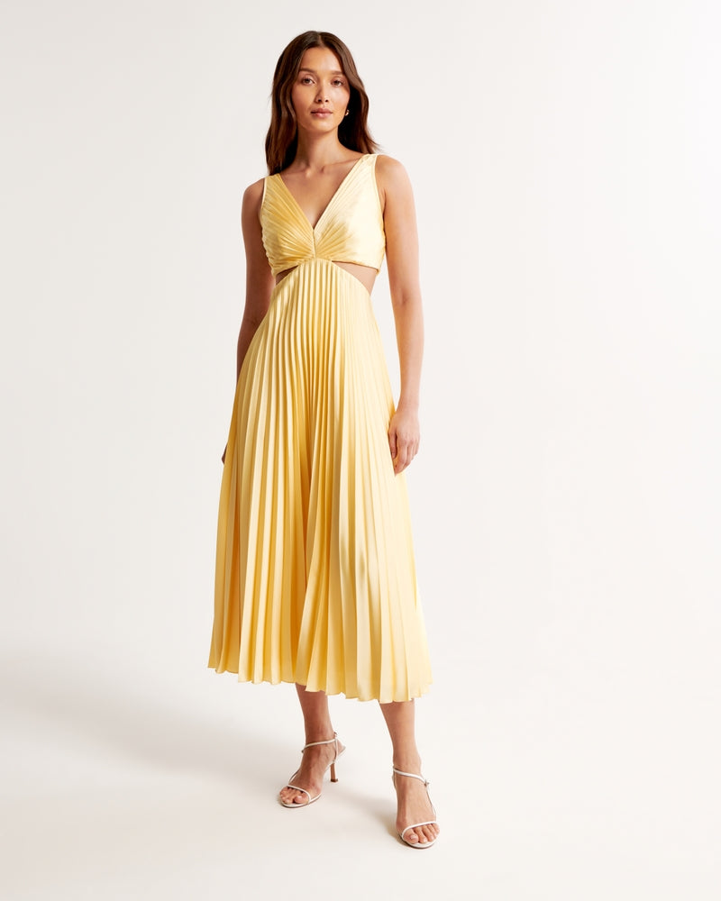 Azeliyah - Pleated Midi Dress