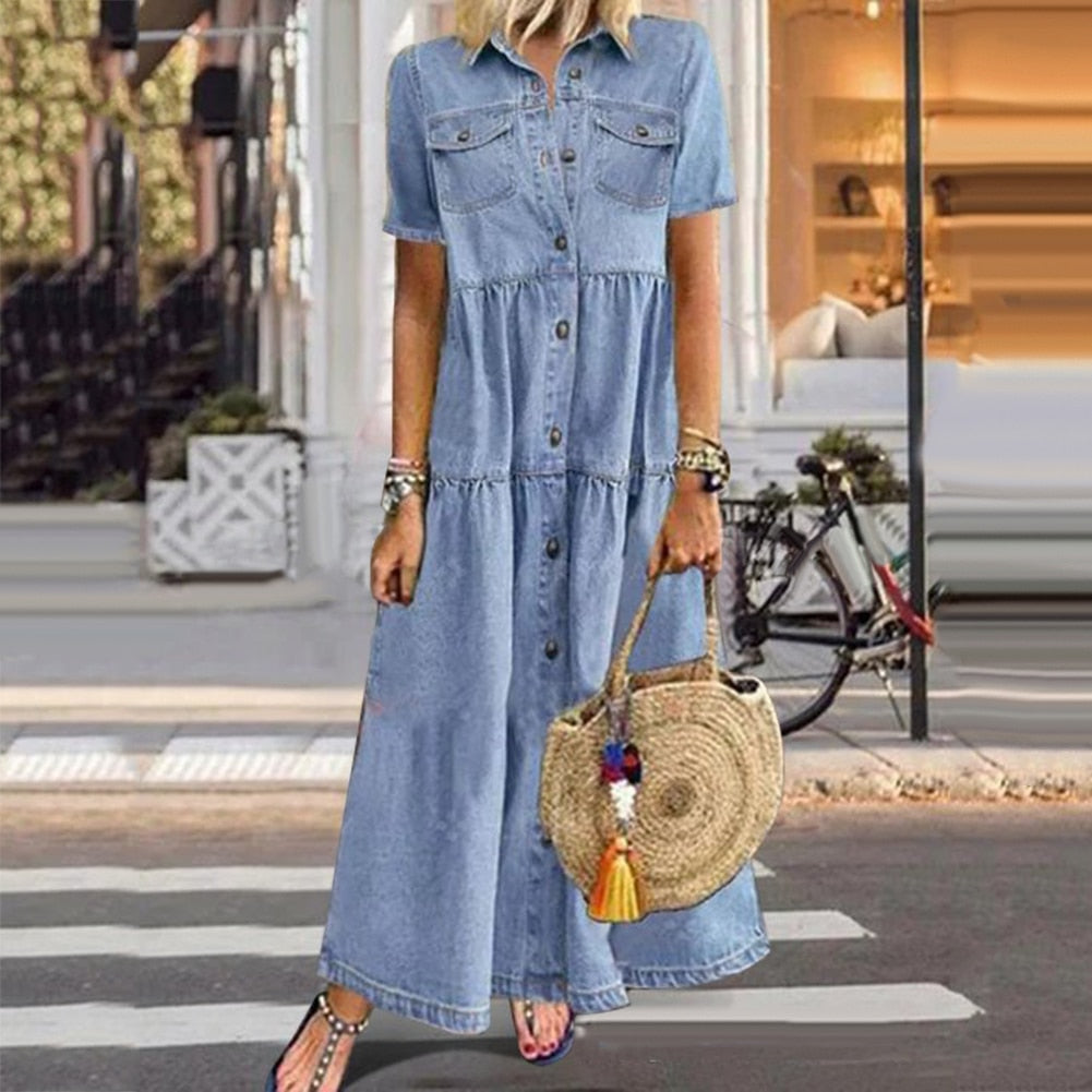 Moore - Classic Button Down Dress