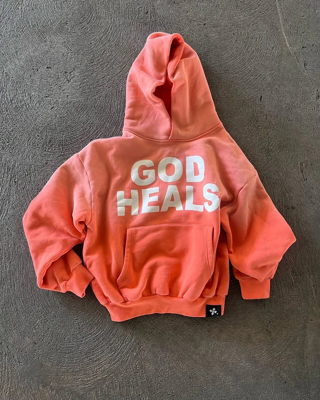 Noela - Vintage Streetwear God heals Printed Oversized Street Hoodies