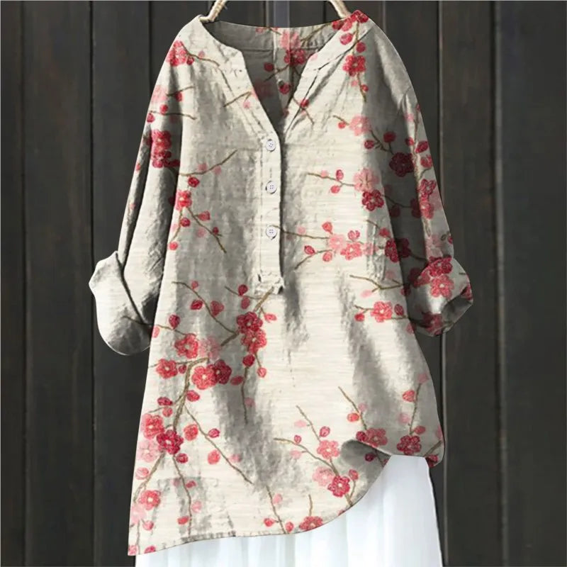 ANGELINA™|  CASUAL FLORAL BLOUSE