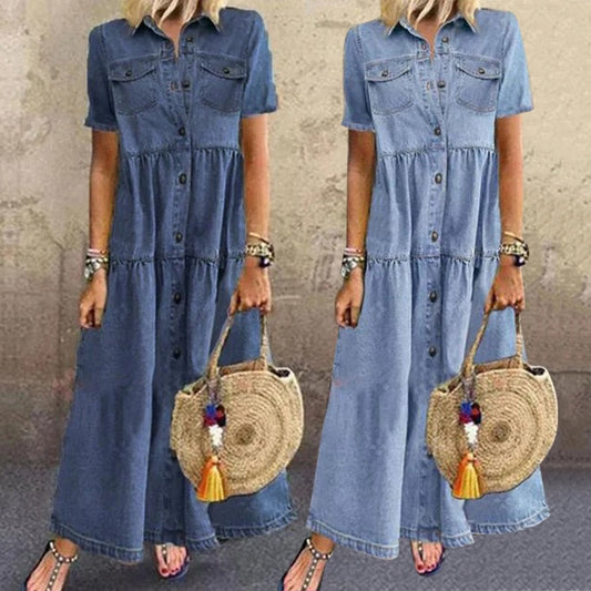 Moore - Classic Button Down Dress