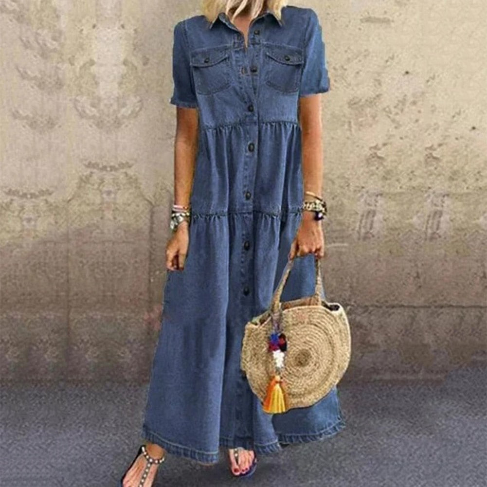 Moore - Classic Button Down Dress