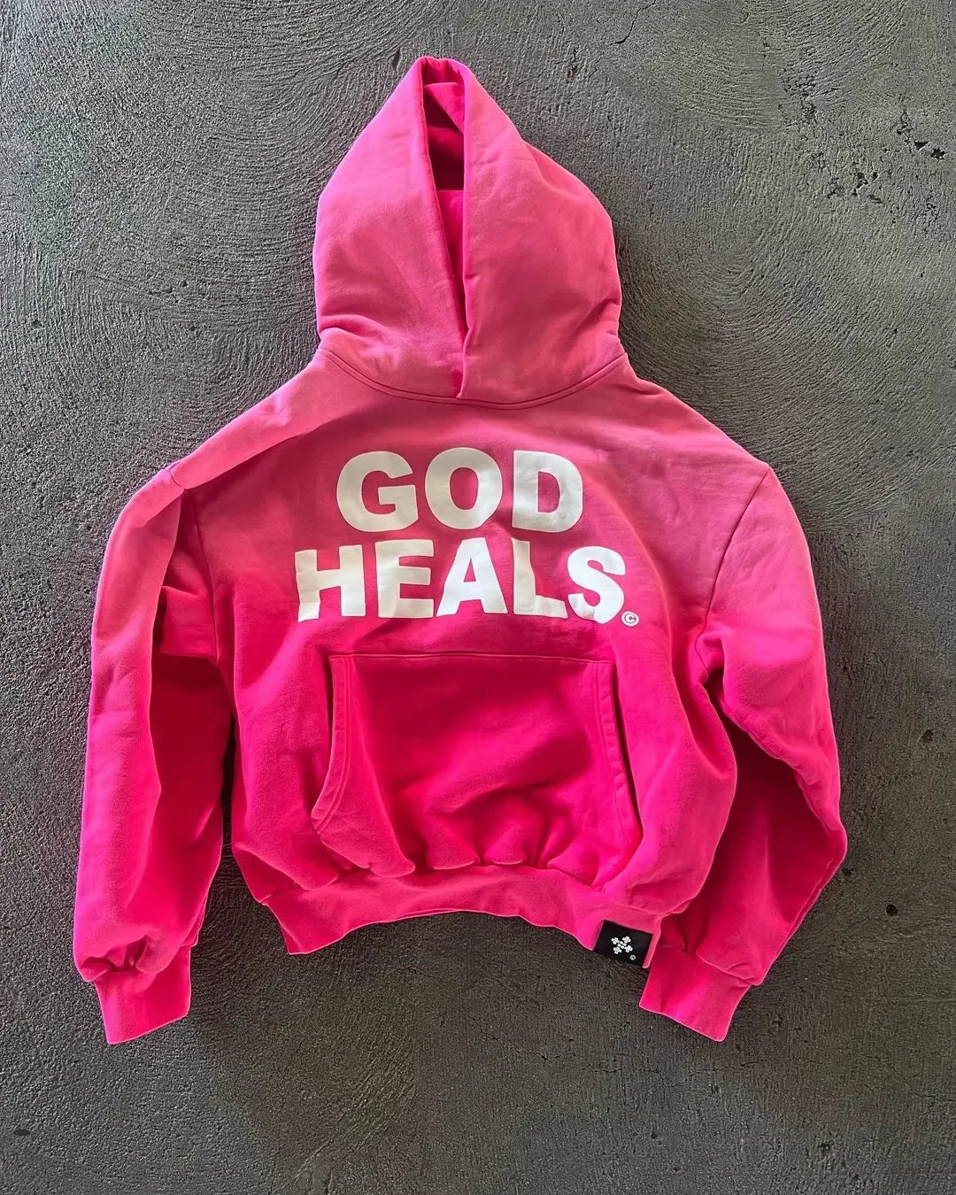 Noela - Vintage Streetwear God heals Printed Oversized Street Hoodies