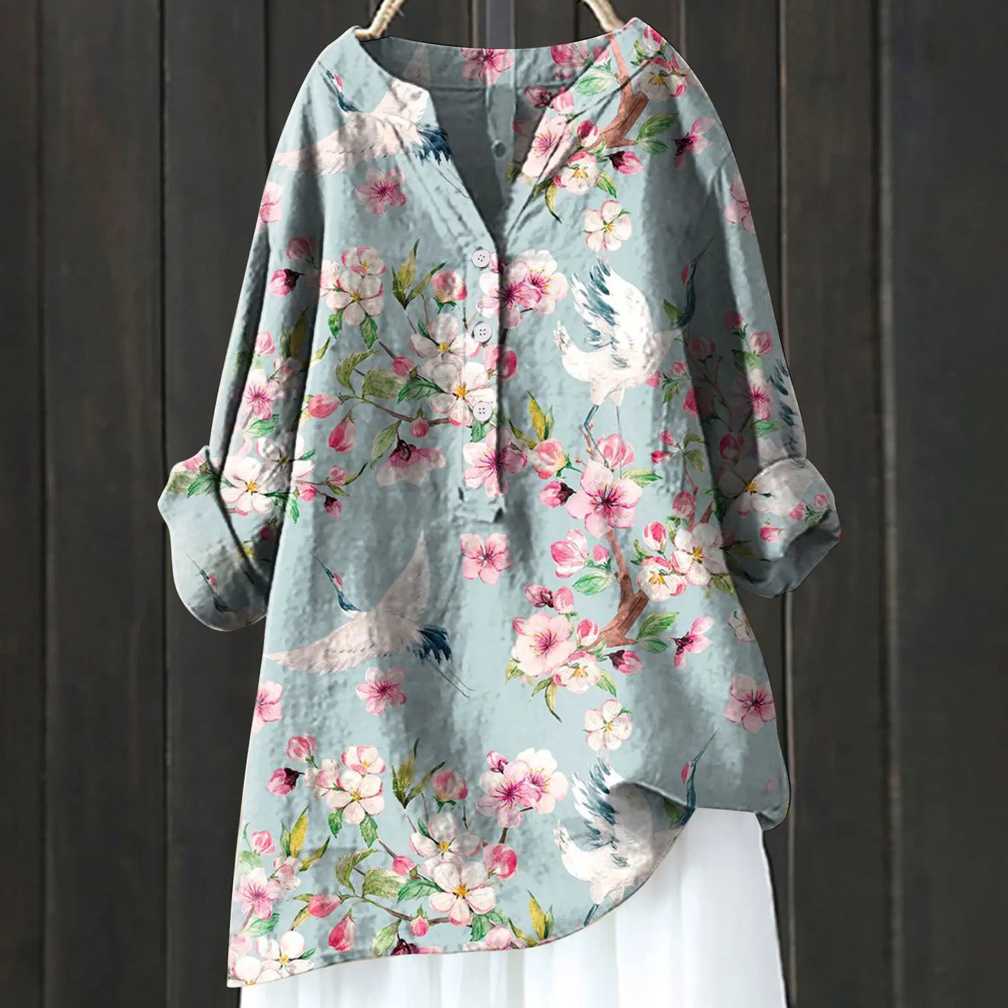 ANGELINA™|  CASUAL FLORAL BLOUSE