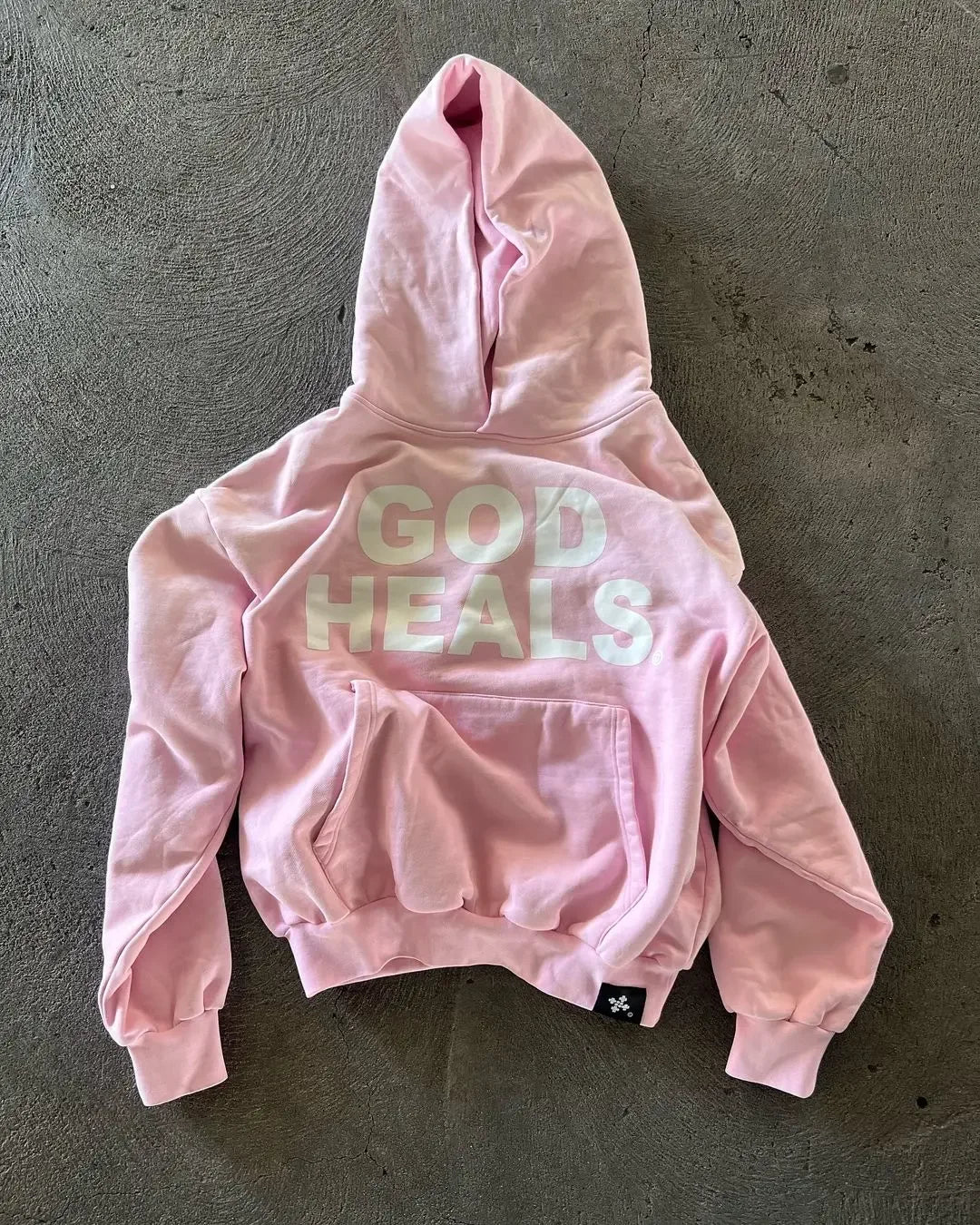 Noela - Vintage Streetwear God heals Printed Oversized Street Hoodies