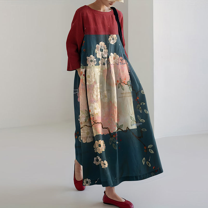 Dori - Japanese Art Print Dress