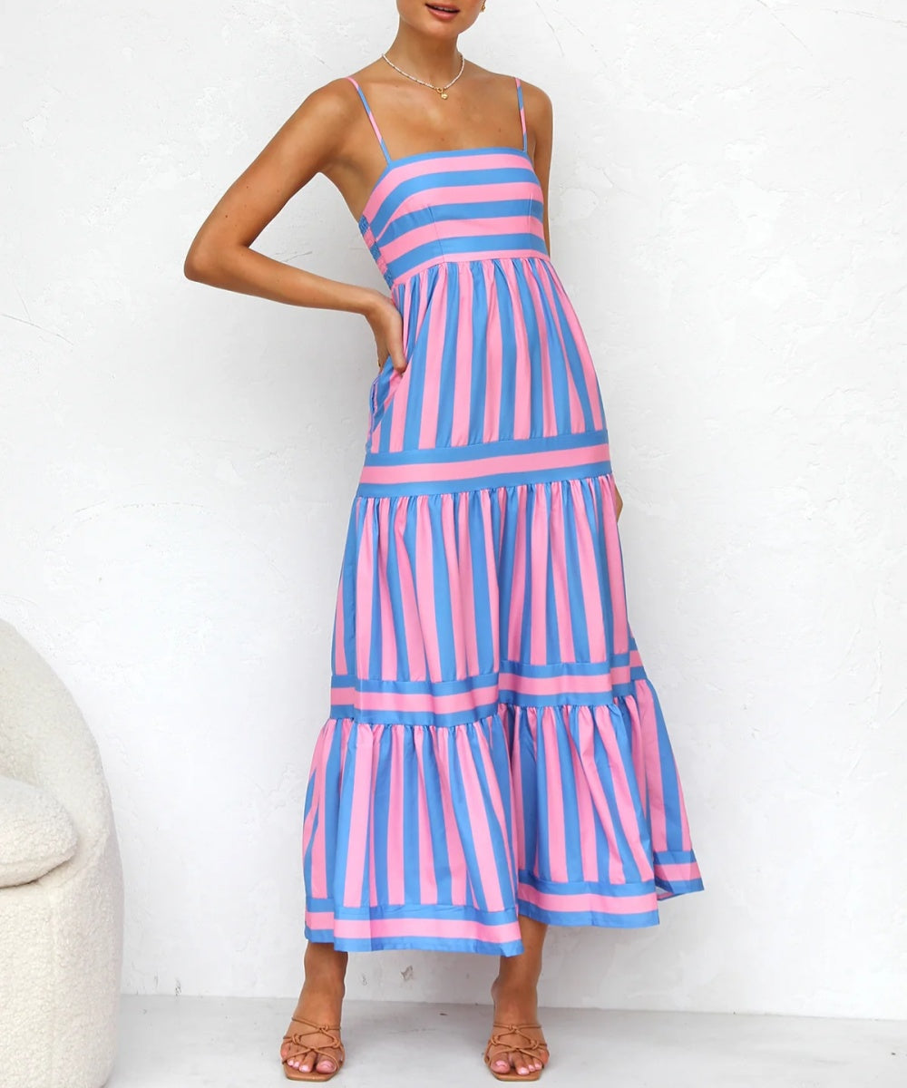 Candy - Stripe Maxi Dress