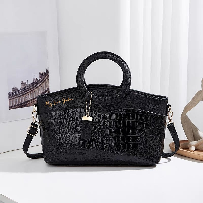 Amy Crocodile leather handbag