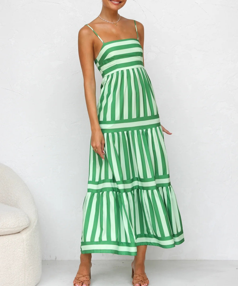 Candy - Stripe Maxi Dress