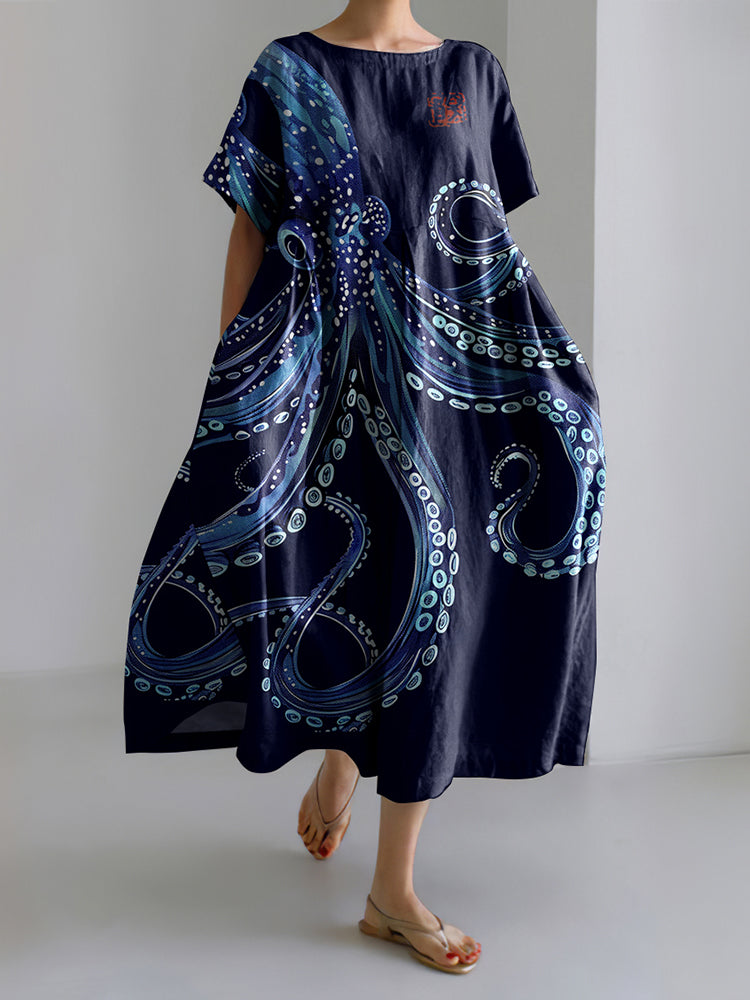 Judi - Boho Print Loose Dress