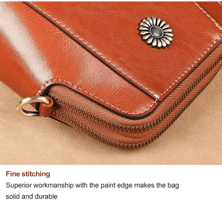 Iris ™ | Retro Crossbody Leather Bag