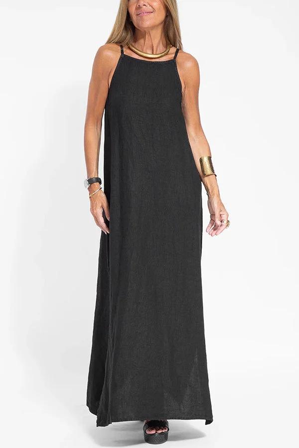 LINA SLEEVELESS MAXI DRESS