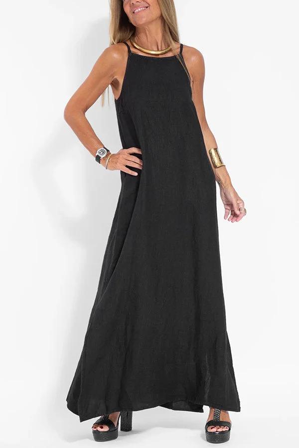 LINA SLEEVELESS MAXI DRESS