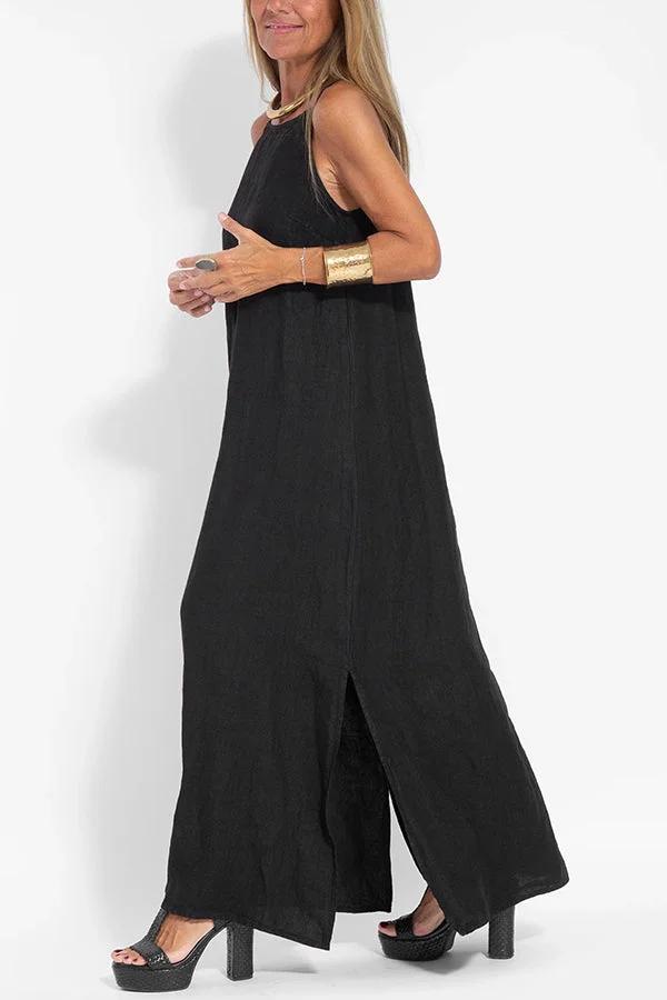 LINA SLEEVELESS MAXI DRESS