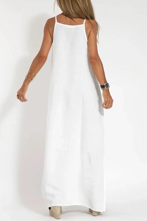 LINA SLEEVELESS MAXI DRESS