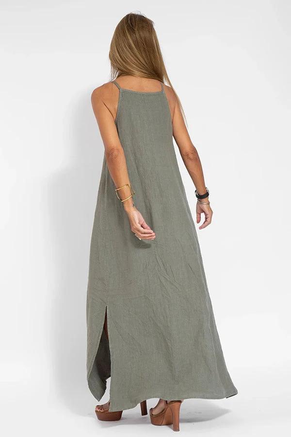 LINA SLEEVELESS MAXI DRESS