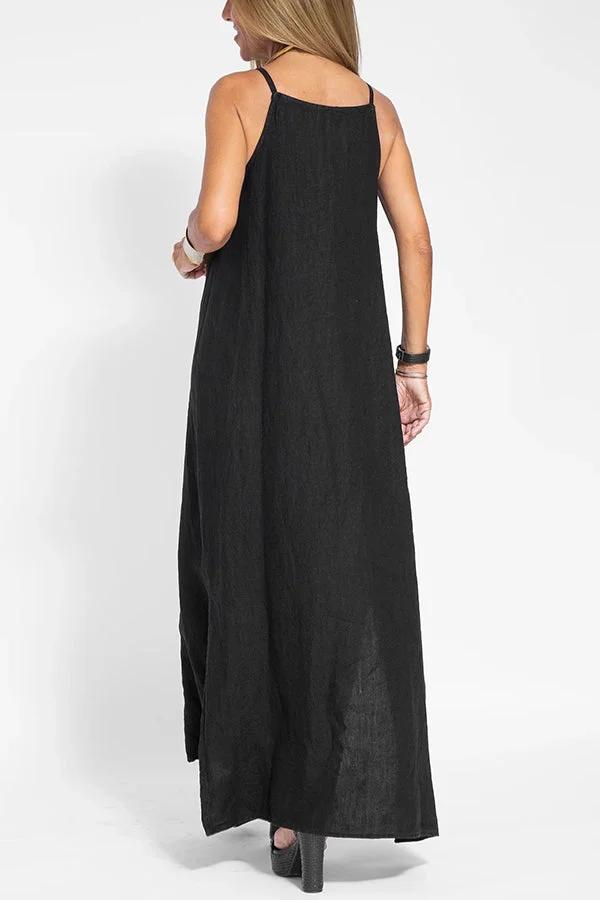 LINA SLEEVELESS MAXI DRESS