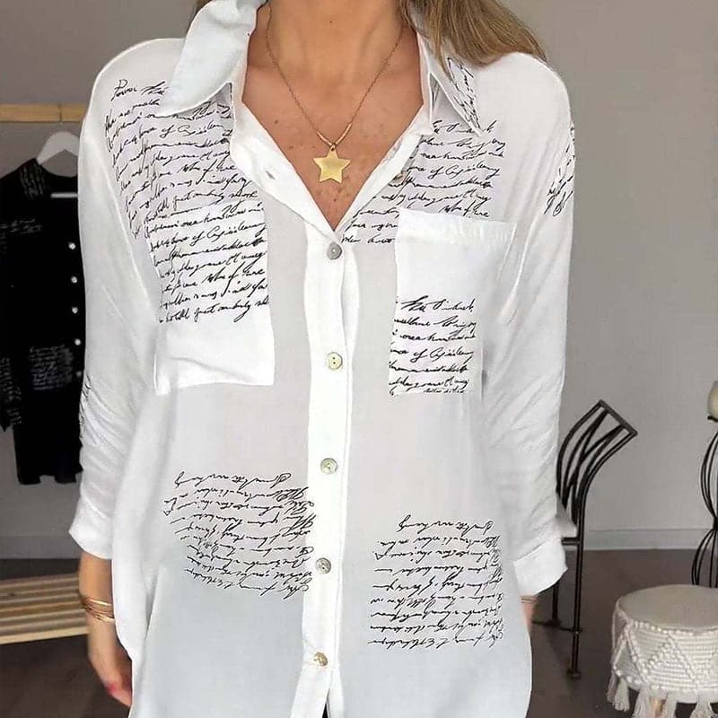 ERIN™| FASHIONABLE PRINTED LONG SLEEVE SHIRT