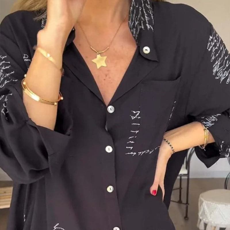 ERIN™| FASHIONABLE PRINTED LONG SLEEVE SHIRT