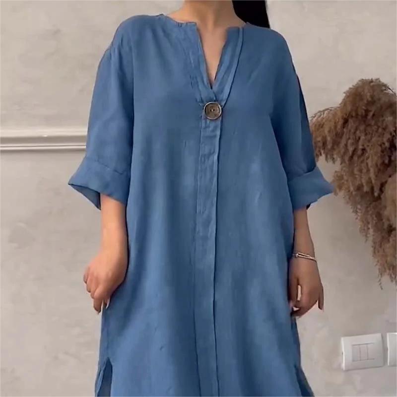 OLLIE ™| V-NECK TUNIC DRESS