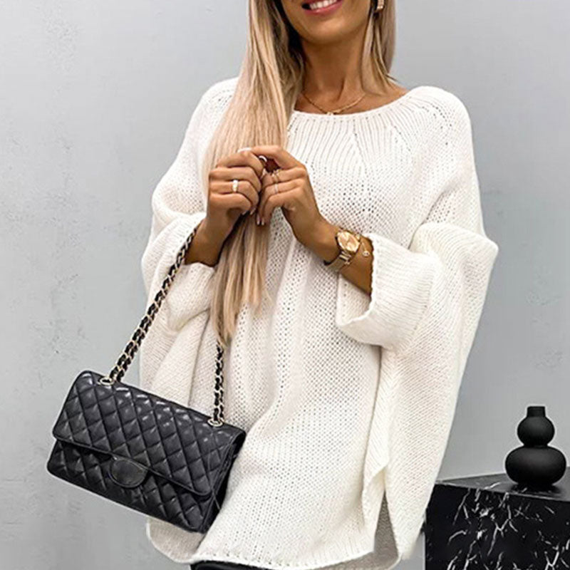 SALLY™| WOMENS ELEGANT KNITTED CAPE SWEATER