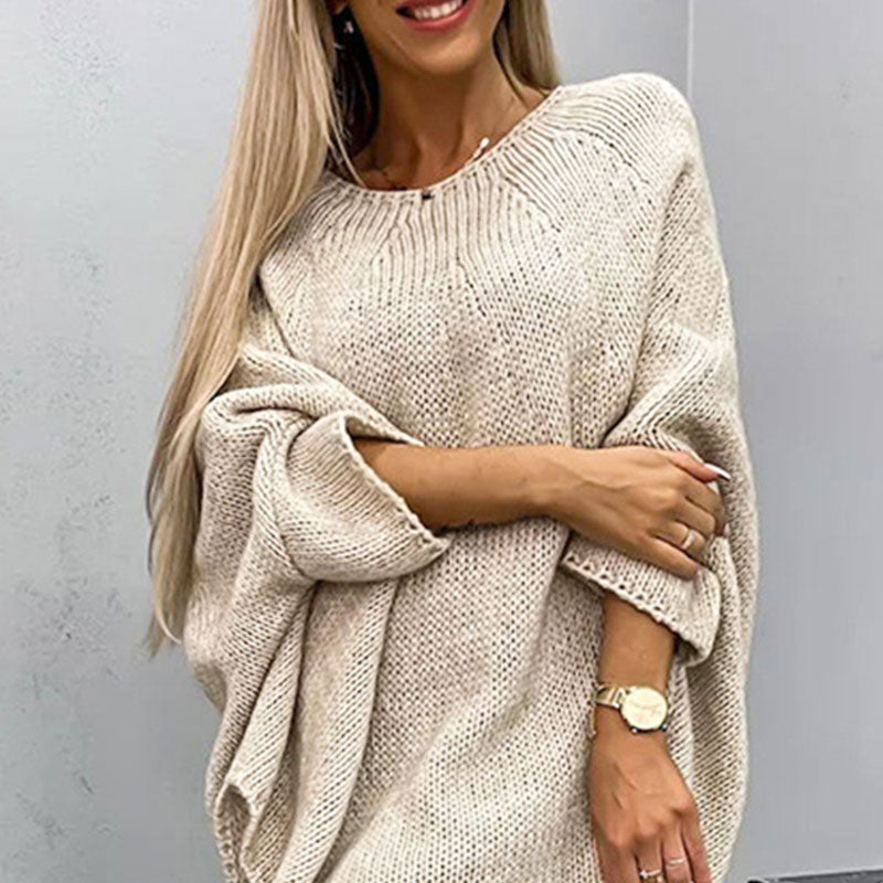 SALLY™| WOMENS ELEGANT KNITTED CAPE SWEATER