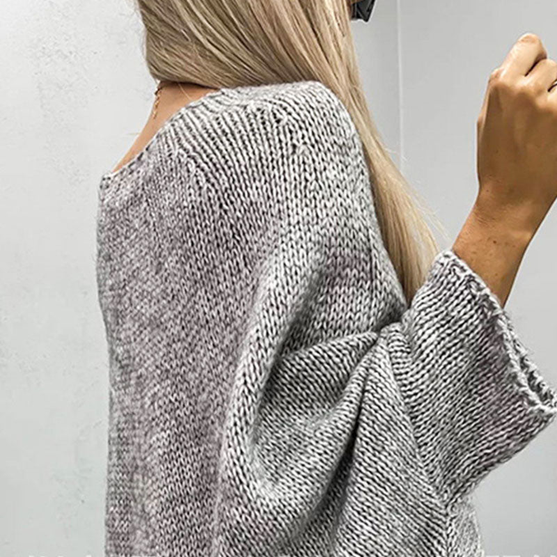 SALLY™| WOMENS ELEGANT KNITTED CAPE SWEATER