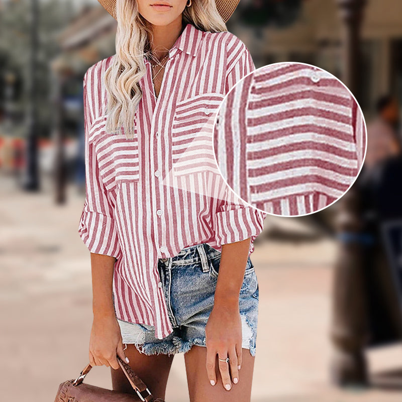 Anette - Casual Striped Shirt