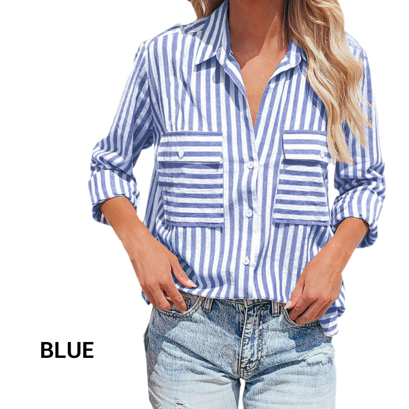 Anette - Casual Striped Shirt