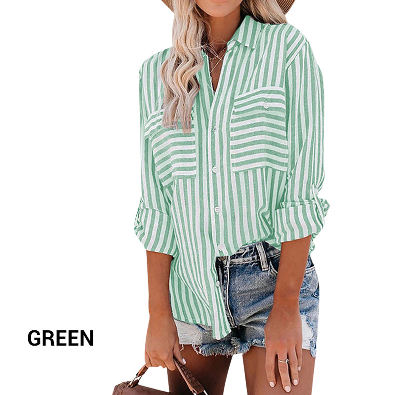 Anette - Casual Striped Shirt